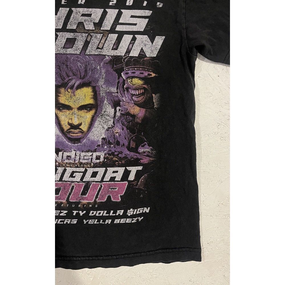 Chris Brown 2019 Indigoat Tour Shirt Adult Small Rap Hip Hop‎ Tee Concert RnB - Picture 2 of 9
